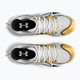 Under Armour Spawn 6 παπούτσια μπάσκετ λευκό/μαύρο/μεταλλικό χρυσό 11