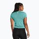Under Armour Streaker Splatter γυναικείο αθλητικό μπλουζάκι για τρέξιμο ακτινωτό τυρκουάζ/ανακλαστικό 2