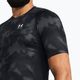 Ανδρικό μπλουζάκι προπόνησης Under Armour HG Armour Printed μαύρο/λευκό 4