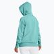 Γυναικείο Under Armour Rival Fleece Hoodie radial τυρκουάζ/λευκό 2