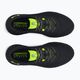 Under Armour Hovr Turbulence 2 ανδρικά παπούτσια για τρέξιμο μαύρο/μαύρο/κίτρινο υψηλής ορατότητας 10