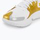 Under Armour Flow Futr X3 παπούτσια μπάσκετ λευκό/λευκό/μεταλλικό χρυσό 7