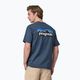 Ανδρικό μπλουζάκι Patagonia P-6 Logo Responsibili-Tee utility blue trekking t-shirt 2