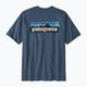 Ανδρικό μπλουζάκι Patagonia P-6 Logo Responsibili-Tee utility blue trekking t-shirt 4