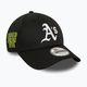 Ανδρικό καπέλο μπέιζμπολ New Era Patch 9Forty Oakland Athletics μαύρο 2