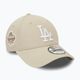 Ανδρικό καπέλο μπέιζμπολ New Era Side Patch 9Forty Los Angeles Dodgers ανοιχτό μπεζ