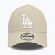 Ανδρικό καπέλο μπέιζμπολ New Era Side Patch 9Forty Los Angeles Dodgers ανοιχτό μπεζ 2