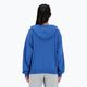 Γυναικεία New Balance French Terry Stacked Logo Hoodie blueagat 3