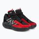 New Balance Fresh Foam BB v2 μαύρο/κόκκινο παπούτσια μπάσκετ 4