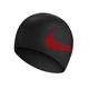 Nike BIG SWOOSH καπέλο για κολύμπι μαύρο/κόκκινο NESS5173-173