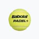 Babolat BALL PADEL + X3 μπάλες για κουπί 3 τεμάχια κίτρινο 122370