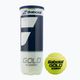 Μπαλάκια τένις Babolat Gold Academy 3 τεμάχια κίτρινα 501085