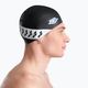 Arena Icons Team Stripe καπέλο για κολύμπι μαύρο και άσπρο 001463 4