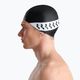 Arena Icons Team Stripe καπέλο για κολύμπι μαύρο και άσπρο 001463 5