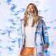 Γυναικείο σακάκι snowboard ROXY Chloe Kim γαλάζιο μπλε σύννεφα 13