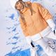 Γυναικείο μπουφάν snowboard ROXY Chloe Kim Puffy mock πορτοκαλί 6