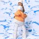 Γυναικείο μπουφάν snowboard ROXY Chloe Kim Puffy mock πορτοκαλί 7