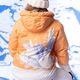 Γυναικείο μπουφάν snowboard ROXY Chloe Kim Puffy mock πορτοκαλί 8