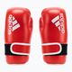 Γάντια πυγμαχίας adidas Point Fight Adikbpf100 κόκκινο και λευκό ADIKBPF100