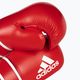 Γάντια πυγμαχίας adidas Point Fight Adikbpf100 κόκκινο και λευκό ADIKBPF100 9