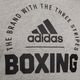 Ανδρικό t-shirt boxing της adidas medium grey/heather black 3