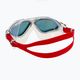 Aquasphere Vista λευκή/ασημί/κόκκινη μάσκα κολύμβησης τιτανίου MS5050915LMR 4