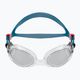 Γυαλιά κολύμβησης Aquasphere Kaiman διάφανα/πετρόλ/ασημί καθρέφτη EP3000098LMS 2
