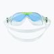 Παιδική μάσκα κολύμβησης Aquasphere Vista διαφανής/φωτεινό πράσινο/μπλε MS5080031LB 5