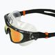 Aquasphere Vista Pro σκούρο γκρι/μαύρο/πορτοκαλί καθρέφτη τιτανίου μάσκα κολύμβησης MS5041201LMO 10