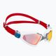 Aquasphere Kayenne Pro λευκά/γκρι/κόκκινα γυαλιά κολύμβησης EP3040910LMR