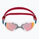 Aquasphere Kayenne Pro λευκά/γκρι/κόκκινα γυαλιά κολύμβησης EP3040910LMR 2