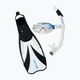 Aqualung Compass Snorkelling Set μαύρο και λευκό SR4110109XL 14