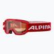 Παιδικά γυαλιά σκι Alpina Piney red matt/orange 6