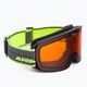 Γυαλιά σκι Alpina Nakiska black-neon/dh
