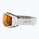 Γυαλιά σκι Alpina Double Jack Mag Q-Lite white gloss/mirror black 4
