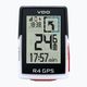 VDO R4 GPS Top Mount ποδηλάτων Σετ μετρητών ποδηλάτων μαύρο/λευκό 64041