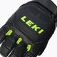 LEKI Worldcup Race Flex S Speed System ανδρικό γάντι σκι μαύρο-πράσινο 649802301080 5