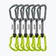 EDELRID Pure 6 τεμαχίων σετ αναρρίχησης express. 10 cm σχιστόλιθος/όαση