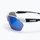 UVEX Sportstyle 114 γυαλιά ηλίου λευκό μαύρο ματ/καθρέφτης μπλε/καθρέφτης πορτοκαλί/καθαρό S5309398216 4