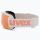 Γυαλιά σκι UVEX Downhill 2000 S CV λευκό/καθρέφτης ροζ colorvision πορτοκαλί 55/0/447/10 4