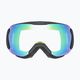 Γυαλιά σκι UVEX Downhill 2100 V μαύρο ματ/πράσινο καθρέφτη variomatic/clear 55/0/391/2130 6