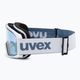 Γυαλιά σκι UVEX Elemnt FM λευκό ματ/ασημί καθρέφτης μπλε 55/0/640/1030 4