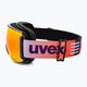 UVEX Downhill 2100 CV S2 γυαλιά σκι μαύρο γυαλιστερό/καθρέφτης κόκκινο/colorvision πορτοκαλί 4