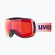 UVEX Downhill 2100 CV S2 γυαλιά σκι μαύρο γυαλιστερό/καθρέφτης κόκκινο/colorvision πορτοκαλί 5
