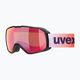 UVEX Xcitd CV S2 γυαλιά σκι μαύρο ματ/καθρέφτης κόκκινο/colorvision πράσινο