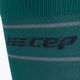 CEP Reflective γυναικείες κάλτσες συμπίεσης για τρέξιμο πράσινες WP40GZ 3