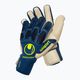 Uhlsport Hyperact Absolutgrip Reflex μπλε και άσπρα γάντια τερματοφύλακα 101123301 4