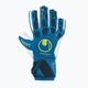 Παιδικό γάντι τερματοφύλακα uhlsport Hyperact Supersoft μπλε και λευκό 101123701 4