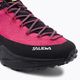 Salewa Dropline Leather γυναικείες μπότες πεζοπορίας ροζ 00-0000061394 7