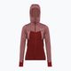 Salewa Puez Hybrid PL FZ Hoody γυναικείο fleece φούτερ κόκκινο 00-0000027389